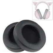 2-pack Replacement Earpads for Razer Kraken 7.1 V2 Pro Headphones - Black Sponge Cover