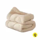 Mattress Topper 100% Wool Underlay Queen Dreamz