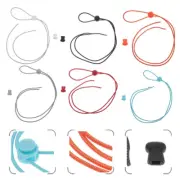 6 Pairs Tie Shoe Laces Elastic Running Laces Stretching Shoelaces