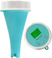 Bluetooths Pool Monitor, Digital Temp Chlorine, 6 in 1 Smart Pool Water Quality Tester, Pool Thermometer, PH CL EC TDS ORP Temperature for Swimming Pool, Aquarium