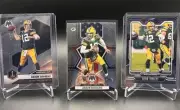 Aaron Rodgers 3 Card Lot Green Bay Packers Mosaic, Playoff