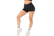 Unit | Womens Tempo Mini Active Shorts (Black)