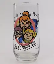 Chipettes Alvin Chipmunks Drinking Glass Chipmunks Karmon Ross Hardees 1985