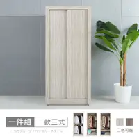 在飛比找松果購物優惠-維也納3x6尺木心板推門一款三式衣櫃 (7.5折)