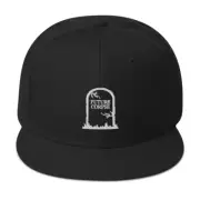 Tomb Stone Future Corpse Embroidered Flat Bill Cap Snapback Hat