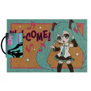 Hatsune Miku Welcome Doormat 40x60cm Home Frontdoor Durable Outdoor Rug/Mat