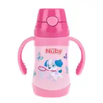 NUBY 不銹鋼真空學習杯(細吸管)領航犬/花漾犬280ML