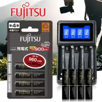 在飛比找神腦生活優惠-日本 Fujitsu 低自放電4號900mAh充電電池組(4