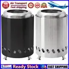 LF# Mini Tabletop Firepit Stainless Steel Mini Fire Pit for Outside Patio Campin