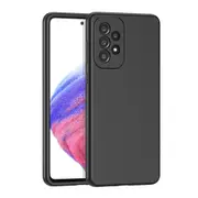 ZUSLAB Galaxy A53 5G Case Nano Silicone Shockproof Gel Rubber Bumper Protective Cover for Samsung - Black