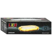 LED Autolamps Amber Emergency Minibar Light 36 LED Warning Lamp Single Box