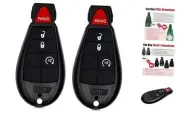 2 Replacement for Dodge Ram 1500 Classic Key Fob Remote Control 2017 2018