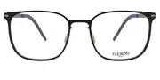 Flexon E1124 001 Men's Glasses Black Size 56 - Private Health Rebate - Blue Light Block Available