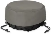 Fire Pit Cover 36 Inch, Heavy Duty round Patio Fire Bowl Cover, Waterproof and W