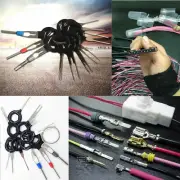Car Electrical Terminal Removal Tool Wiring Connector Extractor Pin Kits 11 Pcs
