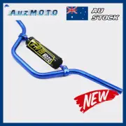22mm Pit/ Dirt Bike BLUE High Quality CNC Aluminum Alloy Handlebars Atomik