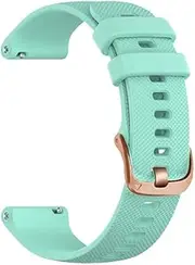 [UMCNVV] 18/20mm strap for Garmin Vivomove 3S/4S/HR/Forerunner 245 smart watch Sport silicone Quick release bracelet Wristband Accessory