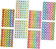 COOPHYA 8 Sheets Self Adhesive Encouragement Stickers Reward Stickers for Teachers Parents for Classroom Parties Crafts and Decoration