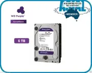 WD 6TB HDD Purple Surveillance Hard Drive Western Digital