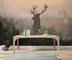 3D Elk Silhouette Wallpaper Wall Mural Removable Self-adhesive 188