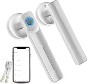 Fingerprint Door Lock with Smart APP Knob TY140, Silver