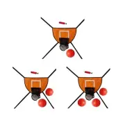 Basketball Hoop for Trampoline Lightweight Backboard with Connection Ropes