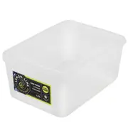 12 x 1.5L Rectangle Stack-able Plastic Food Storage Container Box Lid BPA Free Bulk