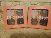 2-The Creme Shop-Eyeshadow Palette-So Shady-The Nudist-Travel Size-0.40 OZ EACH!