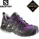 【SALOMON 索羅門 女款 XA PRO 3D GORE-TEX W 越野跑鞋〈宇宙紫/黑〉】越野跑步/休閒鞋/登山鞋/運動鞋/375937