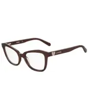 Love Moschino Cat Eye Eyeglasses Model LMMOL60409QF218AC Women Brown Frames