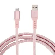 USB Lightning Metal Cable 1m - Pink
