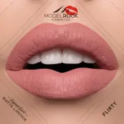 Modelrock - Flirty - Liquid Matte Lipstick Vegan Made in USA Nude Brown