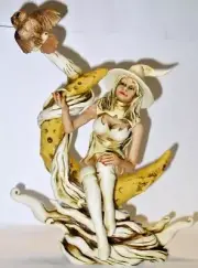 Harmony Kingdom Ar Neil Eyre Designs Halloween sexy cosplay witch owl moon