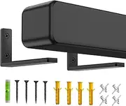 [notiela] Wide Soundbar Mounts Under TV for Samsung, Bose, Sony, Vizio, LG, Roku AMD More Soundbar Wall Mount Bracket for Dolby Atmos Sound bar Shelf Up to 30LBs Easy to Install