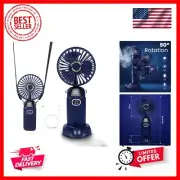Portable Handheld Fan | USB Rechargeable Mini Fan with 5 Speeds | LED Display...