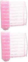 Didiseaon 2pcs Exfoliating Washcloth Soft Nylon Body Scrubber Towels for Comfortable Stylish Back and Bath Accessories for Daily Use for Sensitive Skin