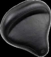 Mustang Black Wide Touring Front Solo Driver Seat Softail Springer 1988-1999