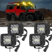 4PC 3" LED PODS CUBES MULTICOLOR HALO KIT RGB LED LIGHT BAR COLOR CHANGING Truck (for: Mitsubishi)