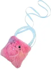 ERINGOGO Cute Women's Cartoon Bag Girls Crossbody Purse Little Girl Plush Rabbit Bag Children's Coin Purse