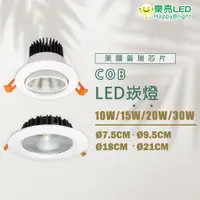 在飛比找蝦皮購物優惠-樂亮 COB崁燈 10W 15W 20W 30W 7.5公分