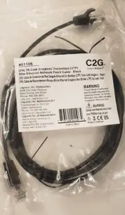 C2G #01106 7ft (2.1m) Cat6 Snagless Unshielded (UTP) Slim Ethernet Network Patch