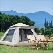 Waterproof Tents for Camping 4 Man Spacious Tent with Porch Light and Stable Tent Camping for Camping Hiking Picnic Garden