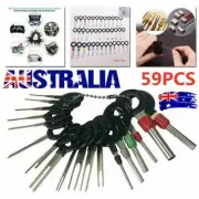 59Pcs Set Pin Ejector Wire Kit Extractor Auto Terminal Removal Connector Tool KC