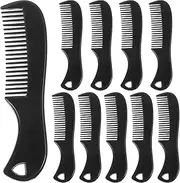 10pcs Pocket Beard and Mustache Combs Compact Travel Grooming Accessory for Men Versatile Hair Styling Tool Go Grooming