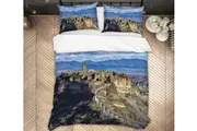 3D Hilltop Castle 2153 Marco Carmassi Bedding Quilt Cover Set Bedding Set Pillowcases 3D Duvet cover