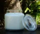 150hr 900g AUSTRALIAN LEMON MYRTLE & BLUE GUM Scented ORGANIC SOY JAR CANDLE
