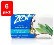 Zest - Soap Bar - Coconut Water and Agave - 135 gr - 6 Pack