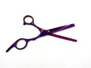 Barber Thinning Scissors Texture Shears Hair Dressing 6", Purple Color - NEW