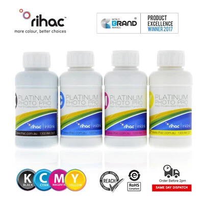 RIHAC Refill ink for InkLink CISS suits HP 940XL cartridge Pigment ink 8000 8500
