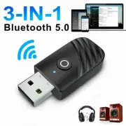 Wireless USB Bluetooth 5.0 Audio Transmitter Receiver ~ Adapter Car TV New Hot~